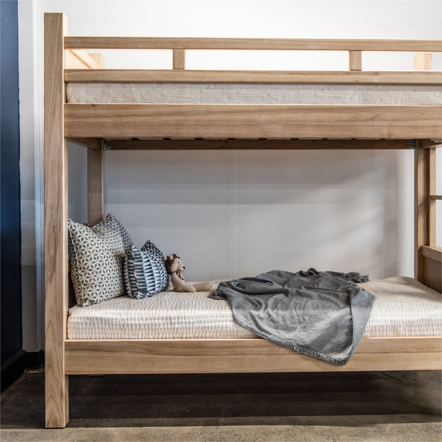Bunk Bed - Fixed Ladder Bedroom Furniture Beachwood Designs 