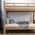 Bunk Bed - Fixed Ladder - King Single Bedroom Furniture Beachwood Designs Limed Ash 