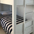 Bunk Bed - Fixed Ladder - King Single Bedroom Furniture Beachwood Designs White 
