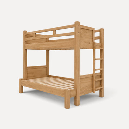 Bunk Bed - Mixed Bedroom Furniture Beachwood Designs Limed Ash 