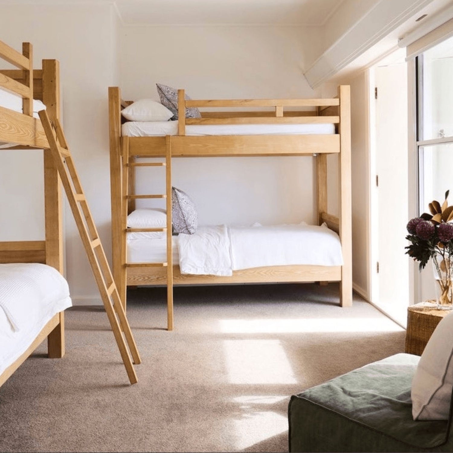 Bunk Beds - King Single - Removable Ladder Bedroom Furniture Beachwood Designs 