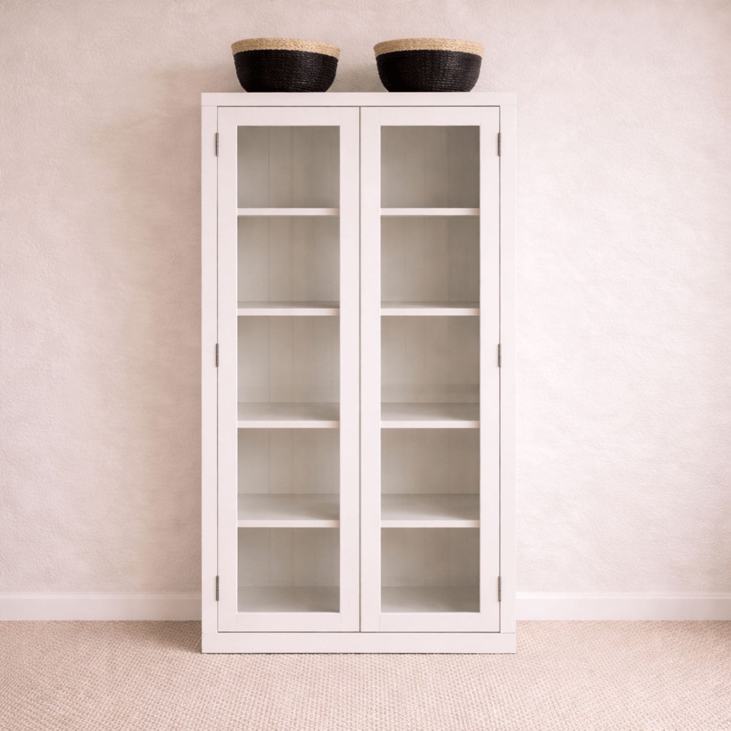 Byron Cabinet 2 Glass Doors Office &amp; Storage Furniture Beachwood Designs 