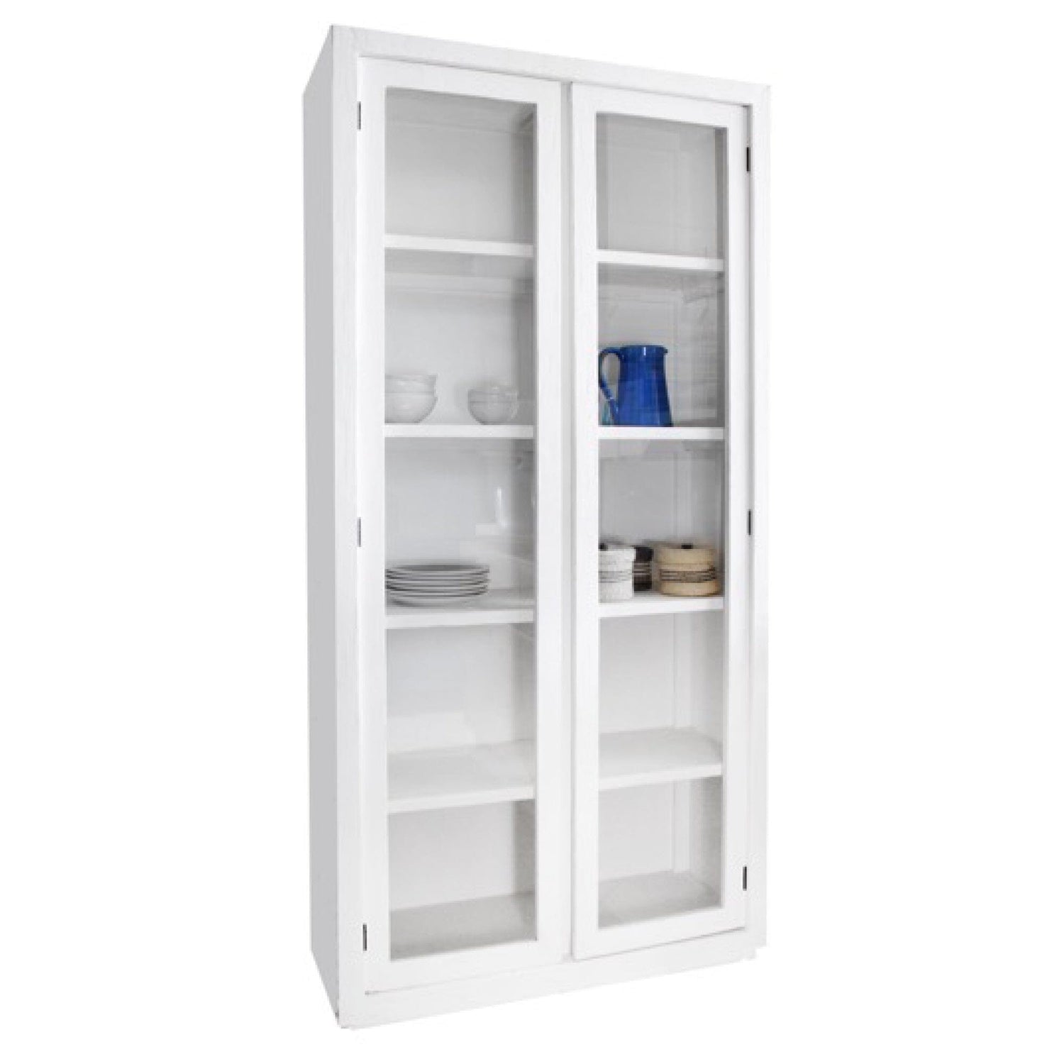Byron Display Cabinet Office &amp; Storage Furniture Beachwood Designs White 