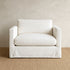 Byron Loveseat - 1.5 Seater Living Furniture Beachwood Designs Chalk Linen Cotton 