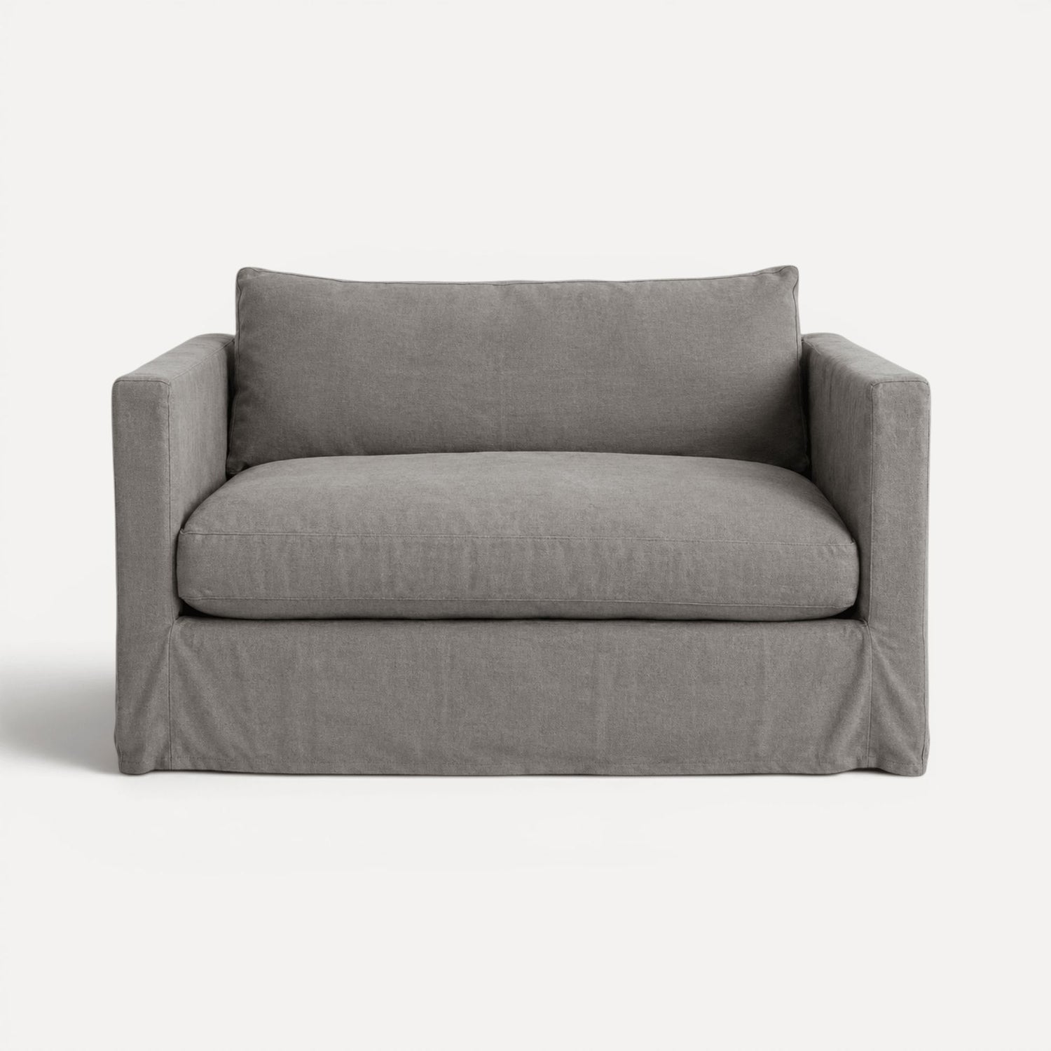Byron Loveseat - 1.5 Seater Living Furniture Beachwood Designs Grey Linen 