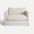 Byron Loveseat - 1.5 Seater Living Furniture Beachwood Designs Salt & Pepper Linen Cotton 