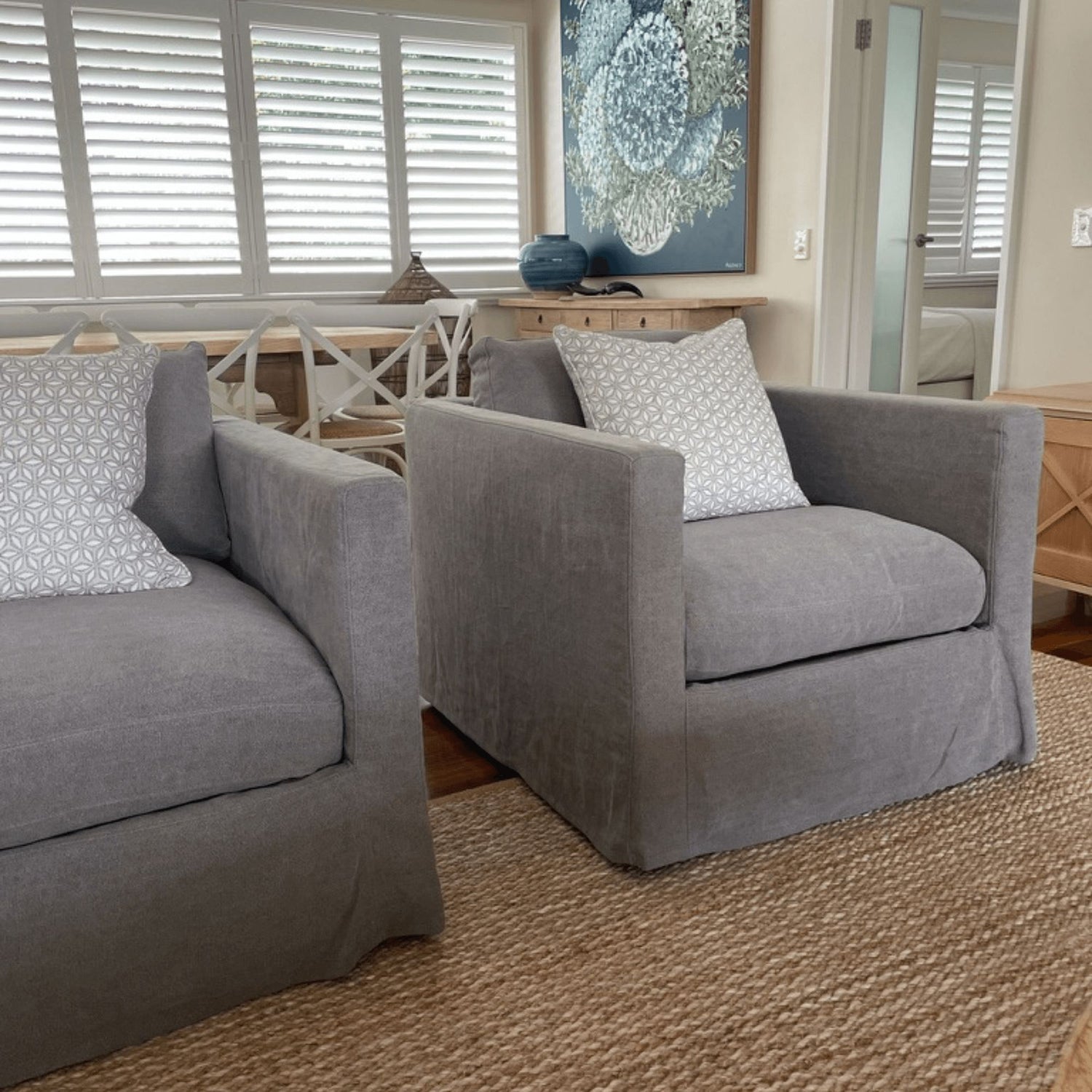 Byron Sofa - 1 Seater Living Furniture Beachwood Designs 
