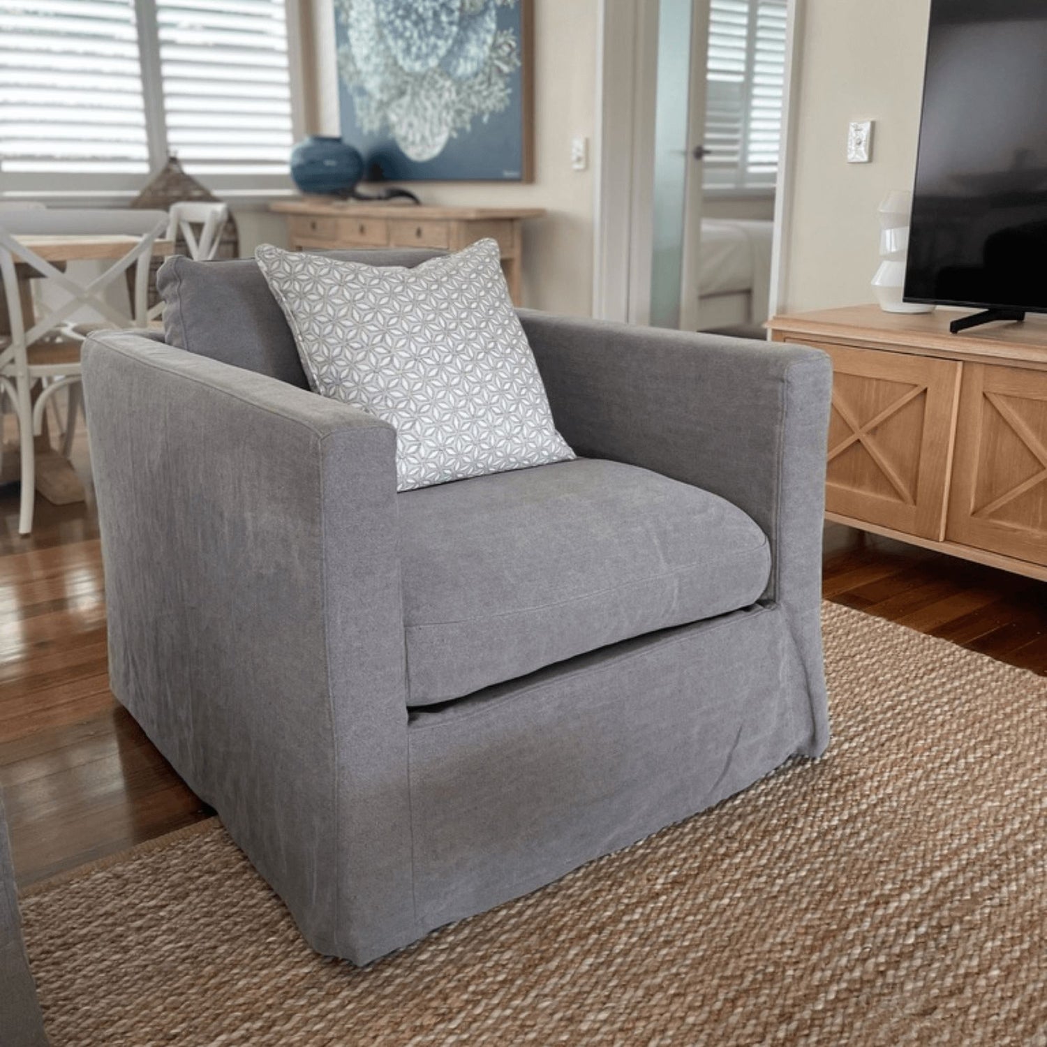 Byron Sofa - 1 Seater Living Furniture Beachwood Designs 