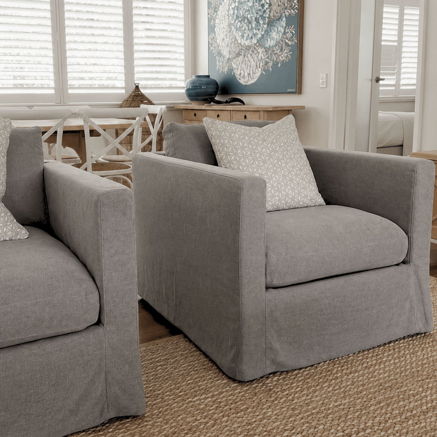 Byron Sofa - 1 Seater Living Furniture Beachwood Designs 
