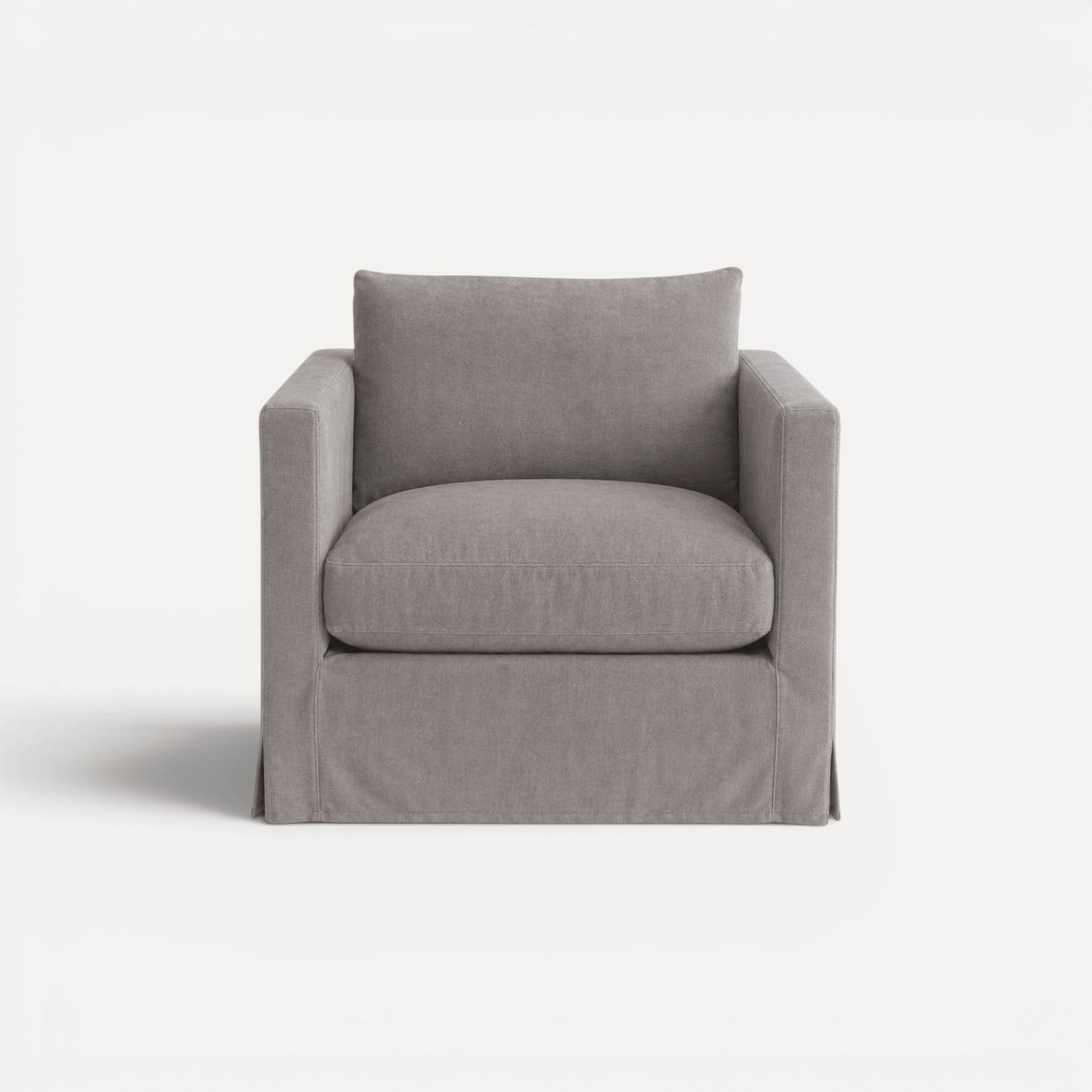 Byron Sofa - 1 Seater Living Furniture Beachwood Designs Grey Linen 