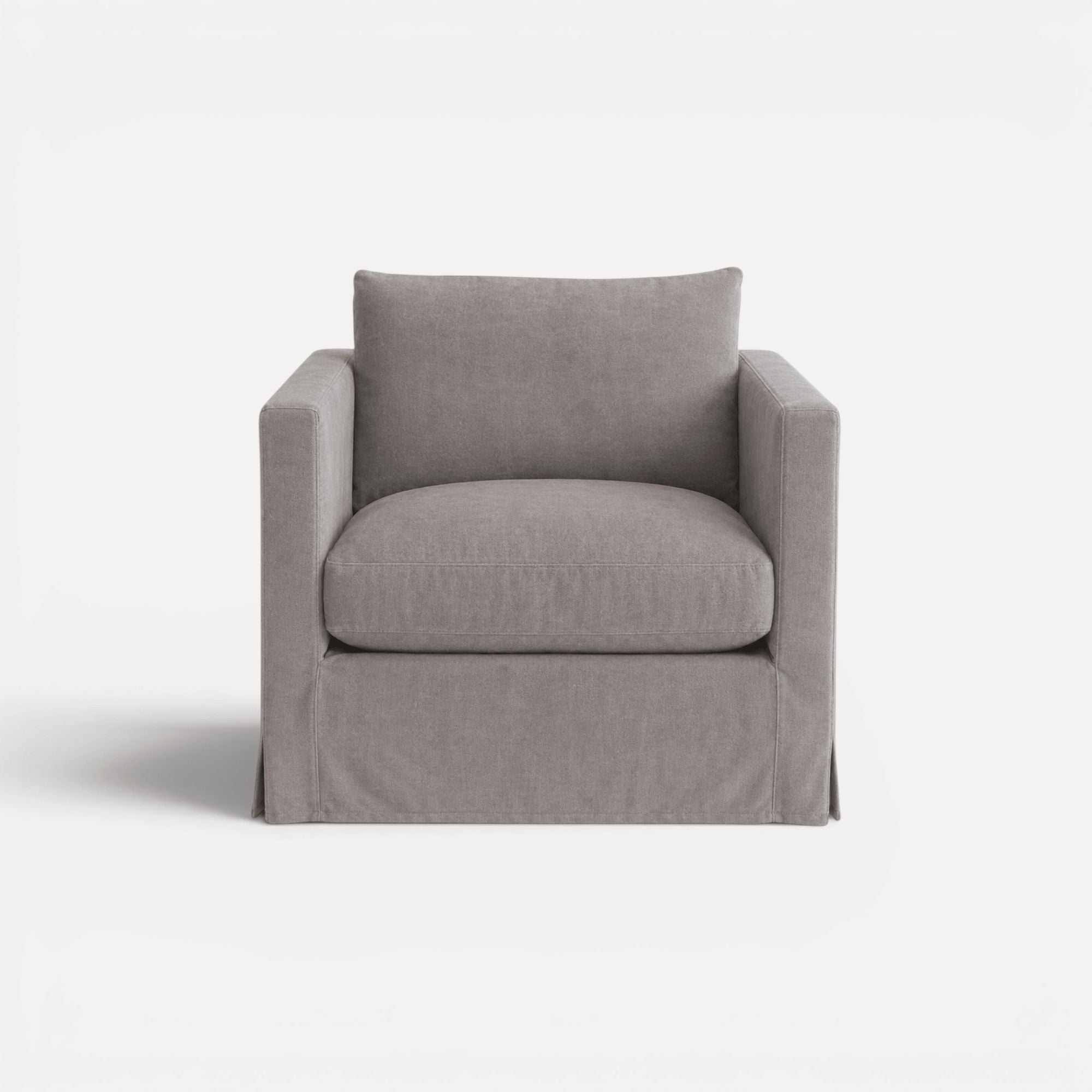 Byron Sofa - 1 Seater Living Furniture Beachwood Designs Grey Linen 