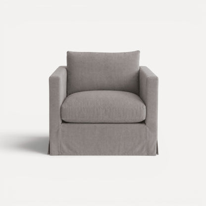 Byron Sofa - 1 Seater Living Furniture Beachwood Designs Grey Linen 