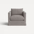 Byron Sofa - 1 Seater Living Furniture Beachwood Designs Grey Linen 