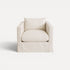 Byron Sofa - 1 Seater Living Furniture Beachwood Designs Salt & Pepper Linen Cotton 