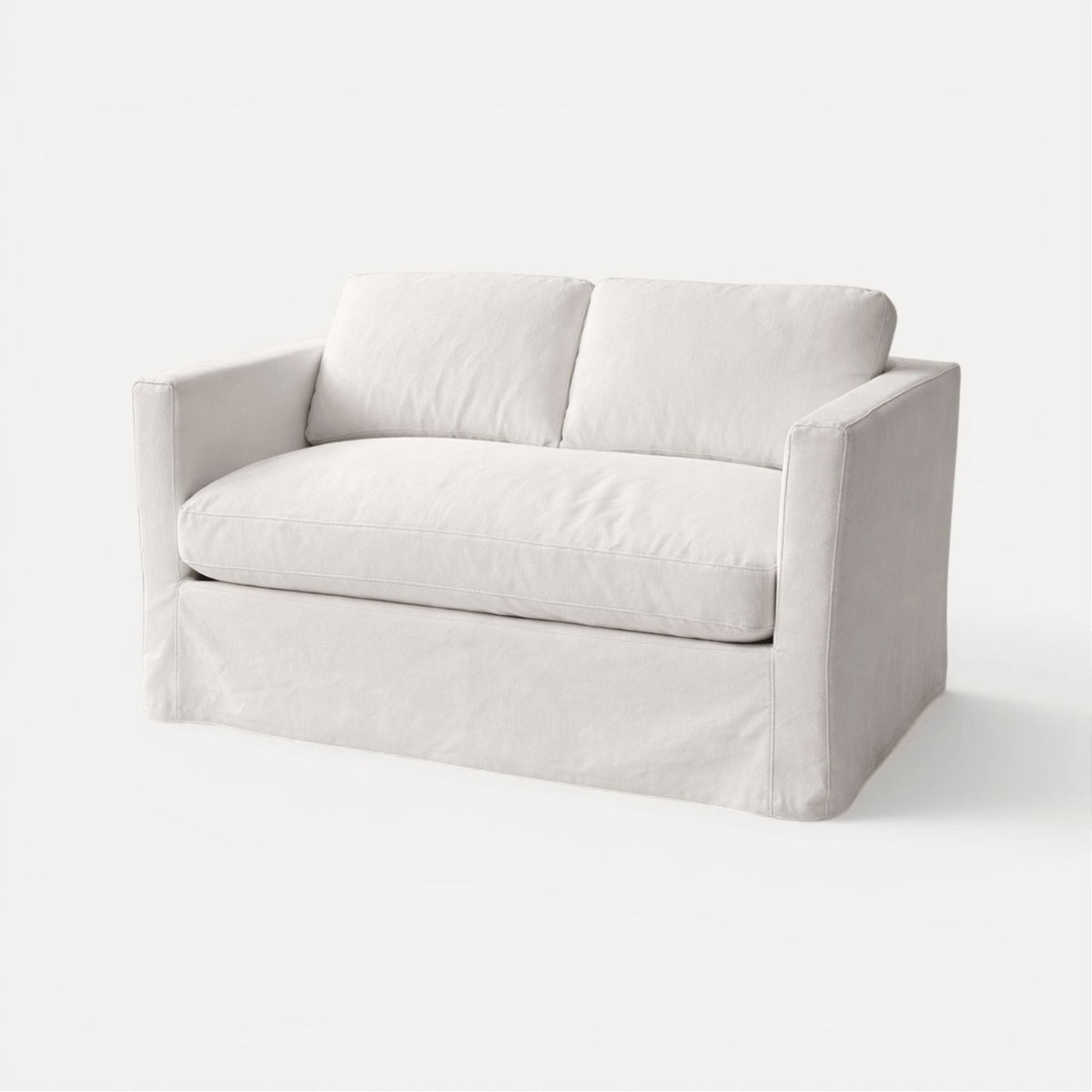 Byron Sofa - 2 Seater Living Furniture Beachwood Designs Avalon Chalk Linen Cotton