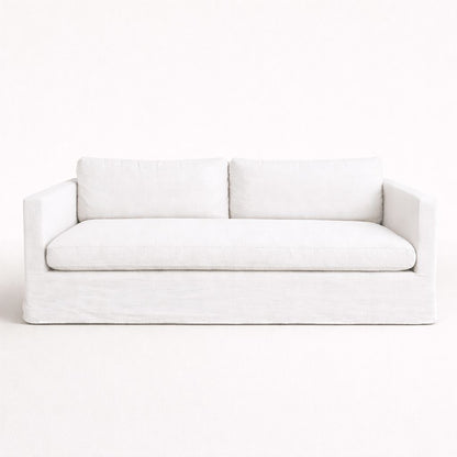 Byron Sofa - 3 Seater Living Furniture Beachwood Designs Chalk Linen Cotton 