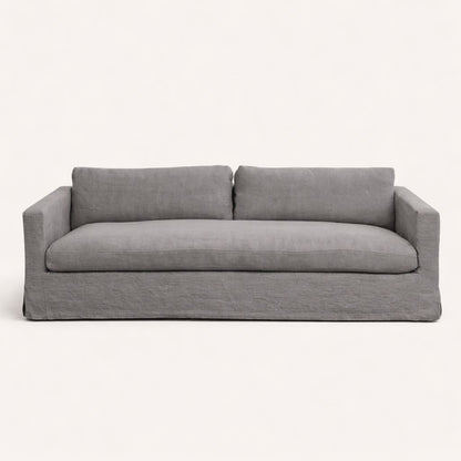 Byron Sofa - 3 Seater Living Furniture Beachwood Designs Grey Linen 