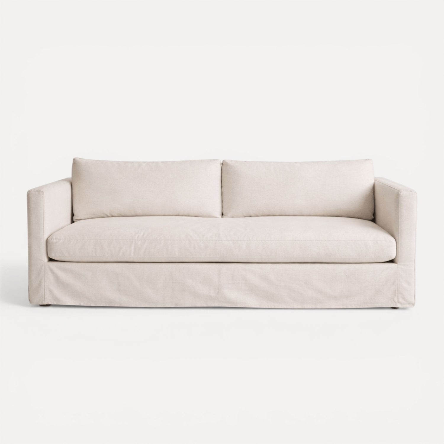 Byron Sofa - 3 Seater Living Furniture Beachwood Designs Salt &amp; Pepper Linen Cotton 