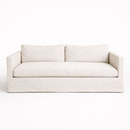 Byron Sofa - 3 Seater Living Furniture Beachwood Designs Salt &amp; Pepper Linen Cotton 