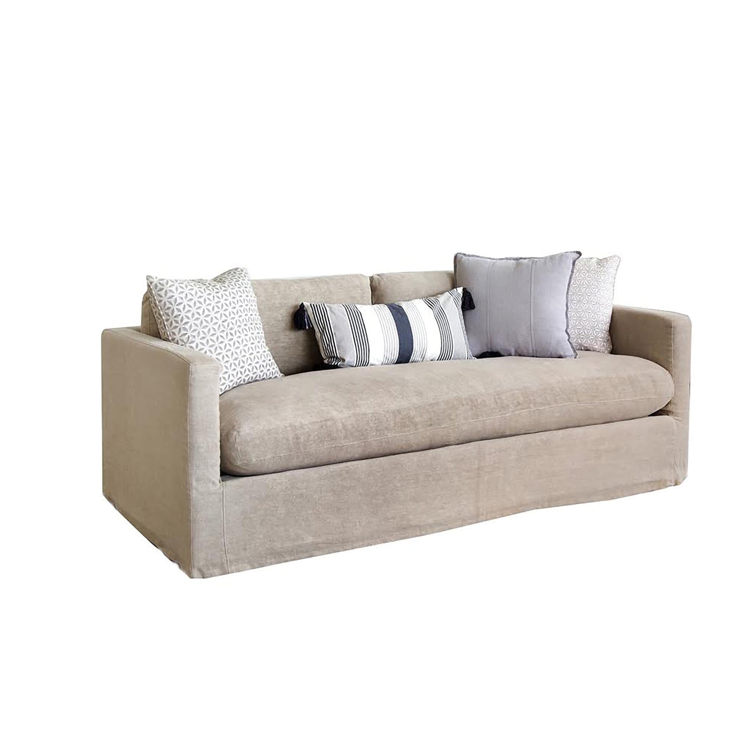 Byron Sofa - 3 Seater Living Furniture Beachwood Designs Shale Linen 