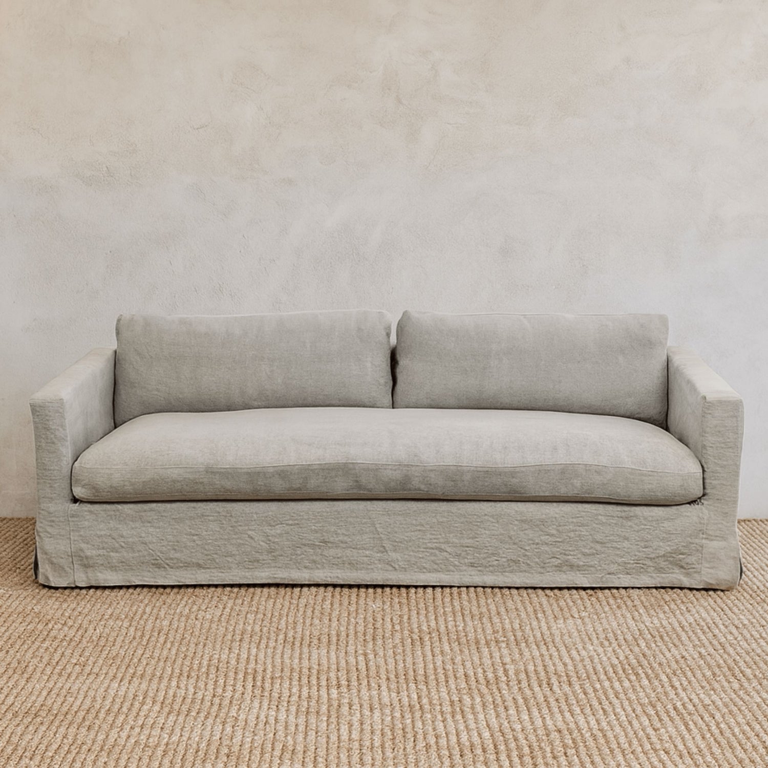 Byron Sofa - 3 Seater Living Furniture Beachwood Designs Shale Linen 