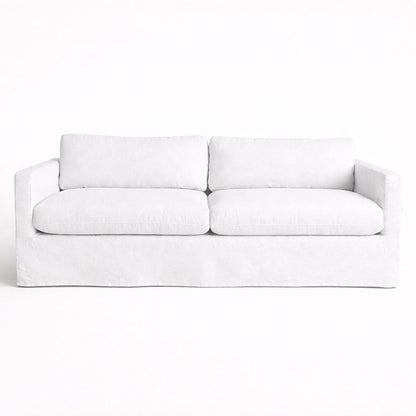 Byron Sofa - 4 Seater Living Furniture Beachwood Designs Chalk Linen Cotton 