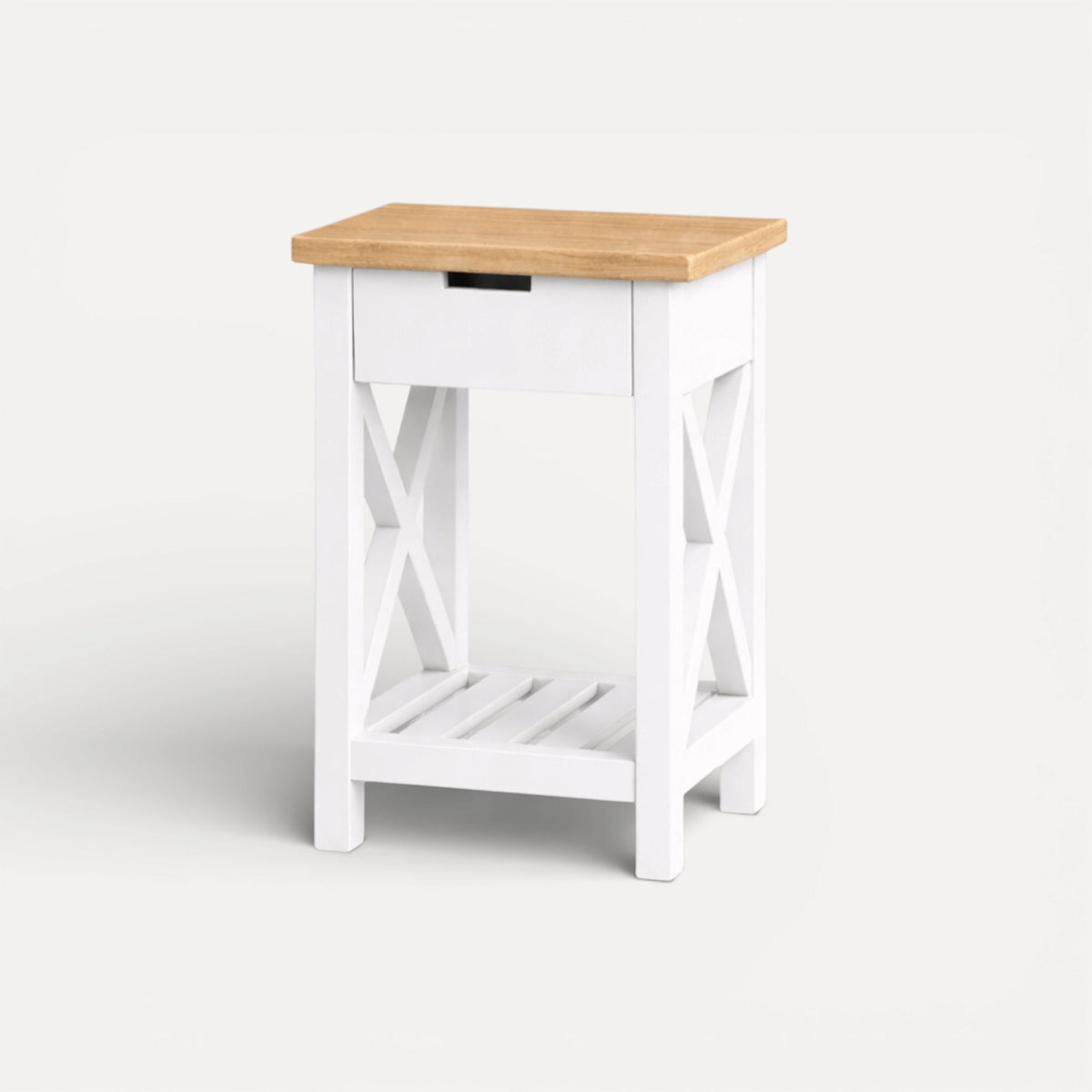 Caribbean Bedside L450mm - 1 Drawer Bedroom Furniture Beachwood Designs 