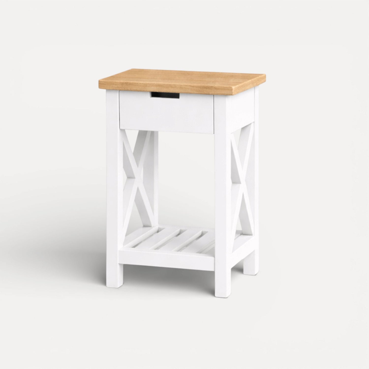 Caribbean Bedside L450mm - 1 Drawer Bedroom Furniture Beachwood Designs 