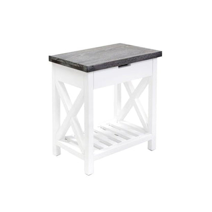 Caribbean Bedside L600mm - 1 Drawer Bedroom Furniture Beachwood Designs 