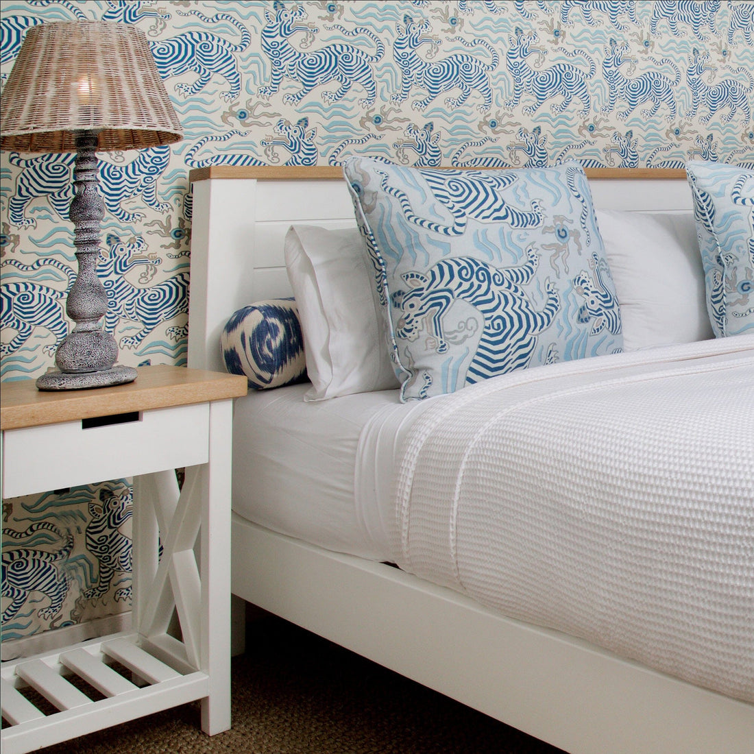 Caribbean Bedside L600mm - 1 Drawer Bedroom Furniture Beachwood Designs 