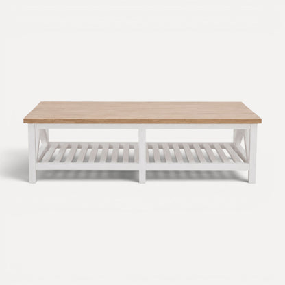 Caribbean Coffee Table Living Furniture Beachwood Designs White &amp; Limed Ash 