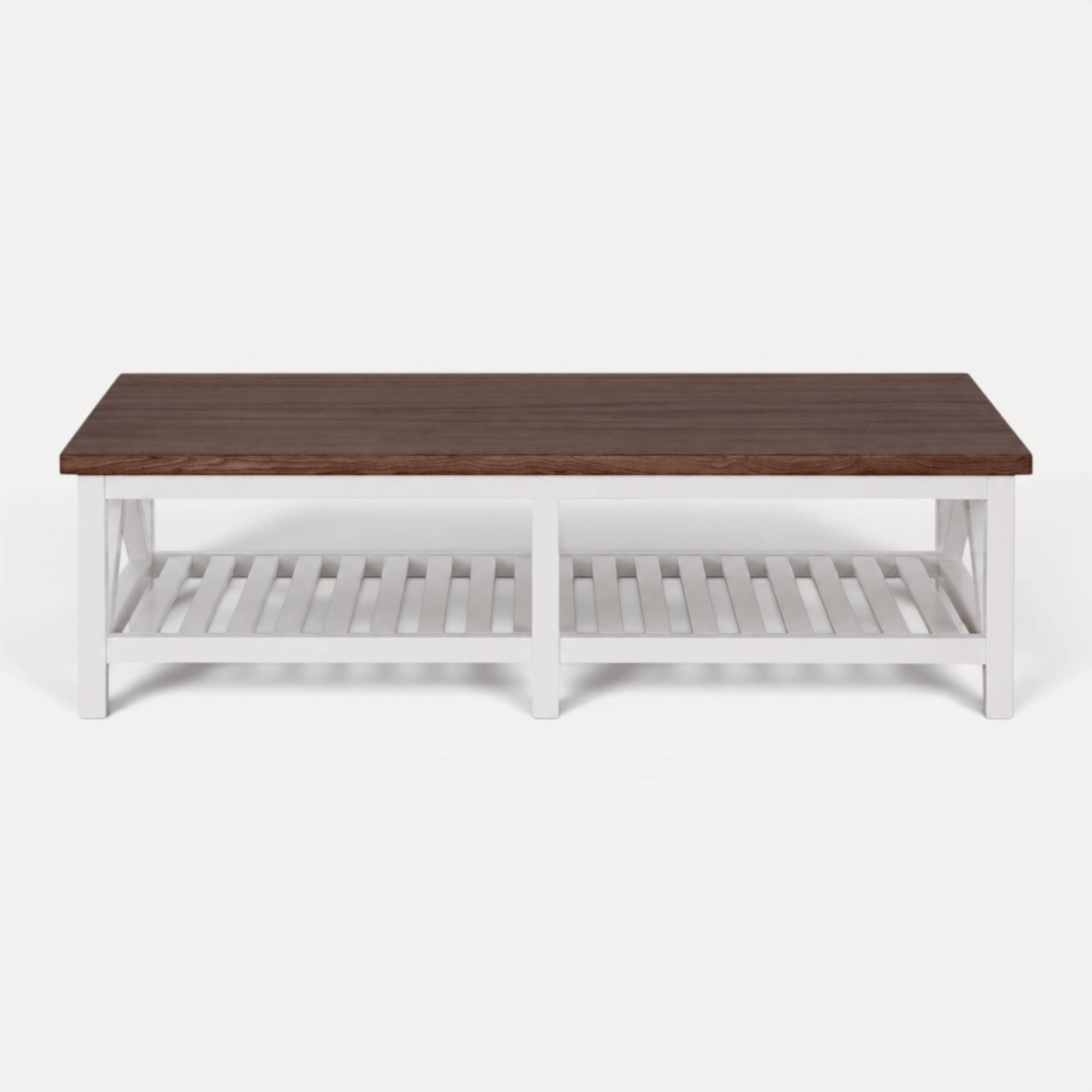 Caribbean Coffee Table Living Furniture Beachwood Designs White &amp; Weathered Oak 