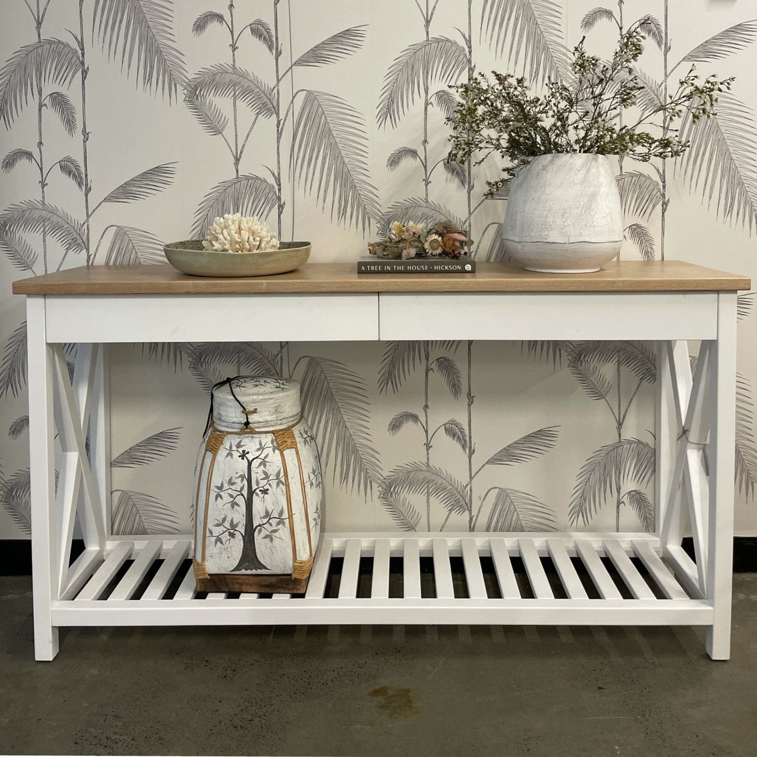 Caribbean Console &amp; Drawers L1600mm Living Furniture Beachwood Designs 