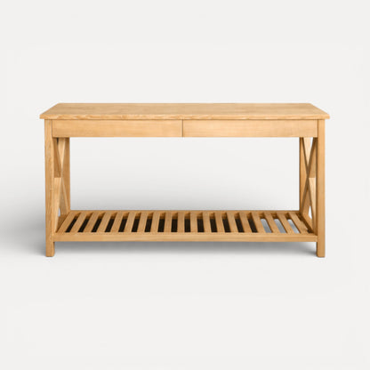 Caribbean Console &amp; Drawers L1600mm Living Furniture Beachwood Designs Limed Ash 