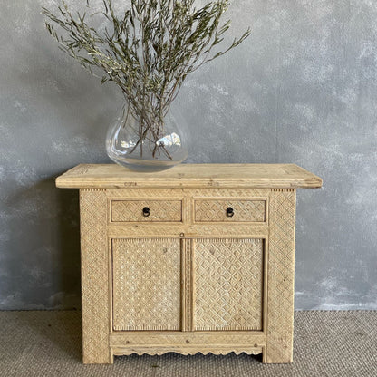 Carved Elm Sideboard L1200mm Living Furniture Beachwood Designs 