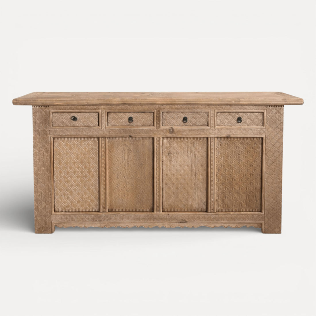 Carved Elm Sideboard L2000mm Living Furniture Beachwood Designs 