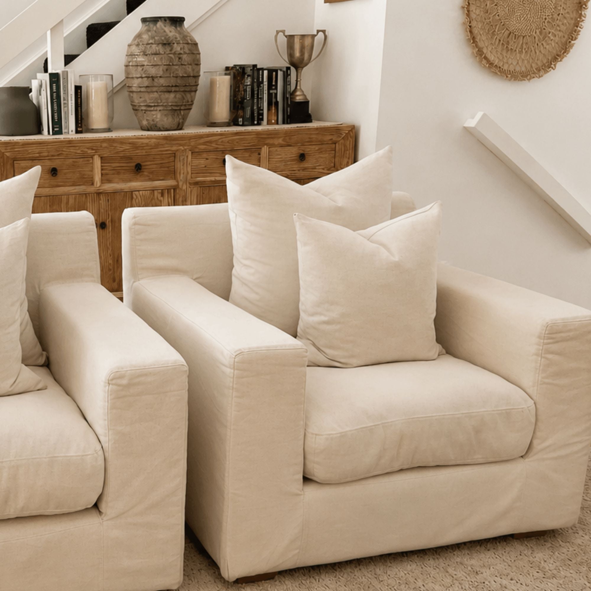 Clareville Sofa - 1 Seater Living Furniture Beachwood Designs 