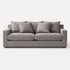 Clareville Sofa - 3 Seater Living Furniture Beachwood Designs Grey Linen
