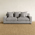 Clareville Sofa - 3 Seater Living Furniture Beachwood Designs Grey Linen 