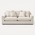 Clareville Sofa - 3 Seater Living Furniture Beachwood Designs Salt & Pepper Linen Cotton 
