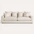 Clareville Sofa - 4 Seater Living Furniture Beachwood Designs Salt & Pepper Linen Cotton 