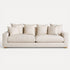 Clareville Sofa - 4 Seater Living Furniture Beachwood Designs Salt & Pepper Linen Cotton 