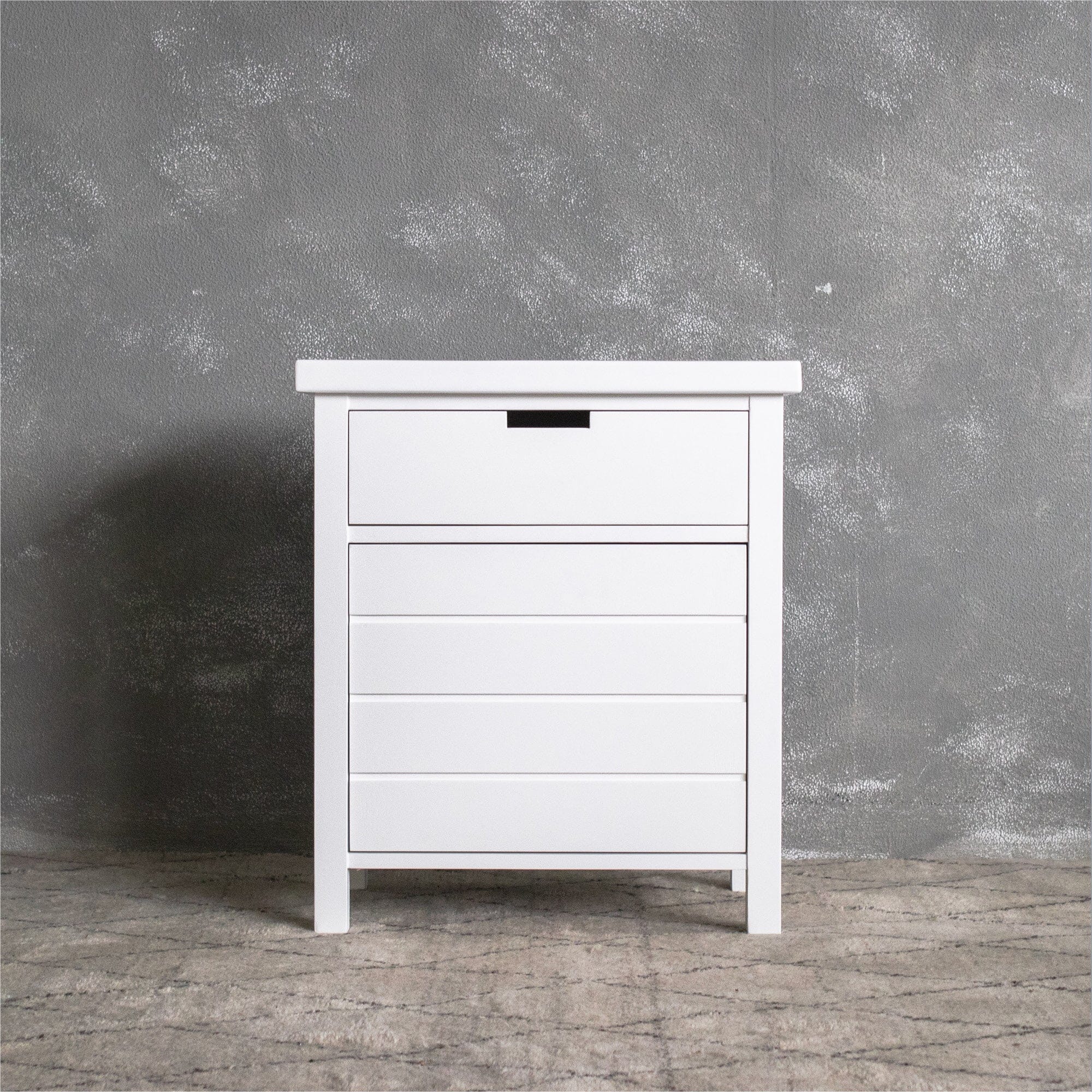 Coast Bedside L600mm - 1 Drawer &amp; Door Bedroom Furniture Beachwood Designs White 