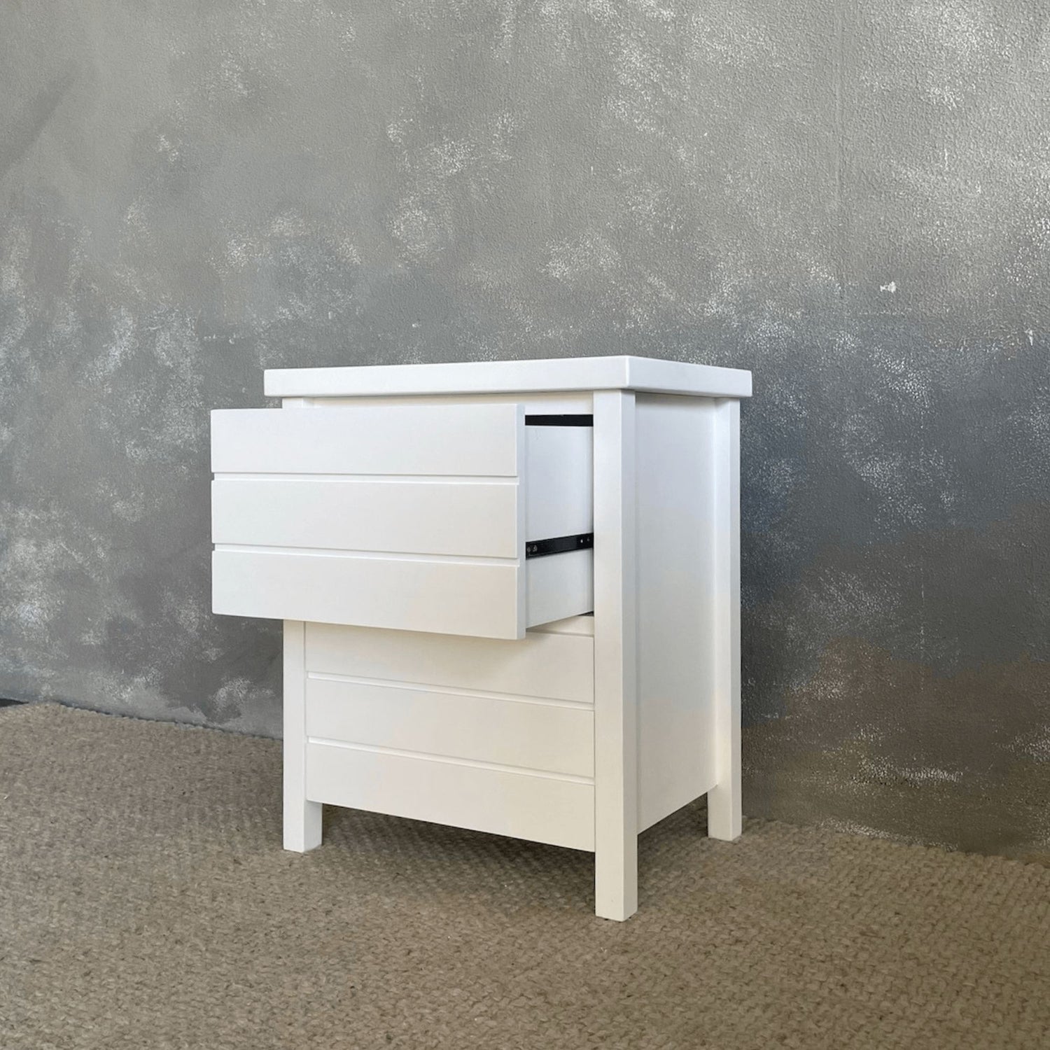 Coast Bedside L600mm - 2 Drawer Bedroom Furniture Beachwood Designs 