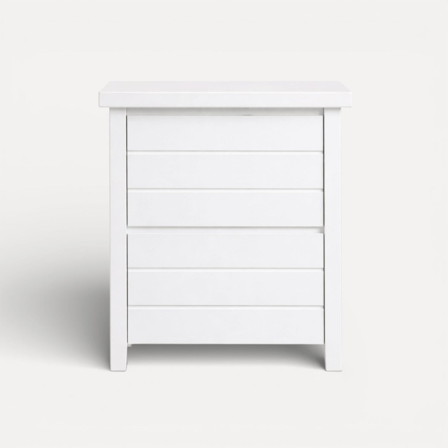 Coast Bedside L600mm - 2 Drawer Bedroom Furniture Beachwood Designs White 