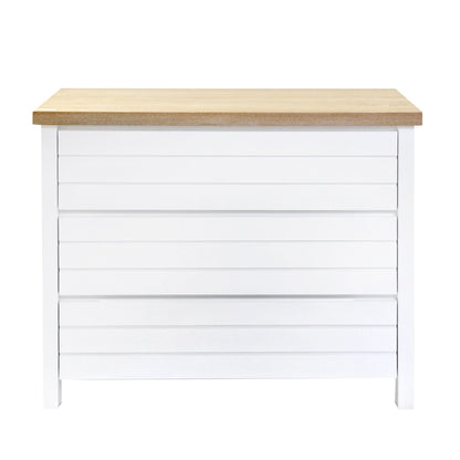 Coast Chest of Drawers L1000mm Bedroom Furniture Beachwood Designs White &amp; Limed Ash 