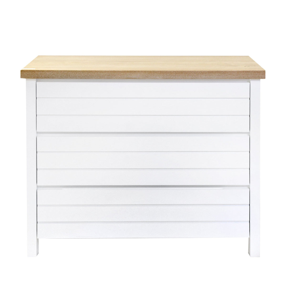 Coast Chest of Drawers L1000mm Bedroom Furniture Beachwood Designs White & Limed Ash