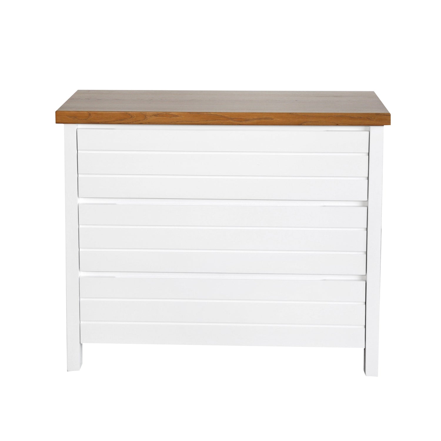 Coast Chest of Drawers L1000mm Bedroom Furniture Beachwood Designs White &amp; Weathered Oak 