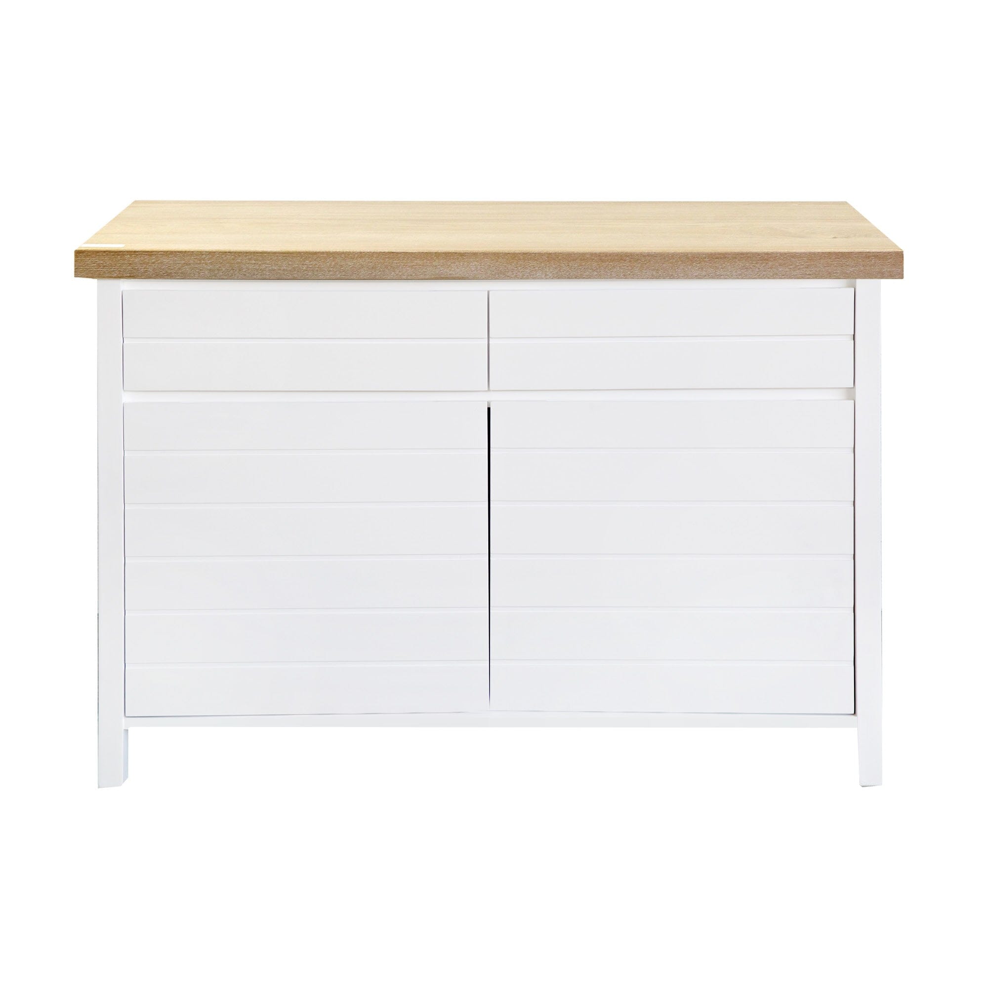 Coast Sideboard L1300mm Living Furniture Beachwood Designs White &amp; Limed Ash