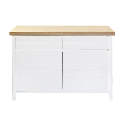 Coast Sideboard L1300mm Living Furniture Beachwood Designs White &amp; Limed Ash